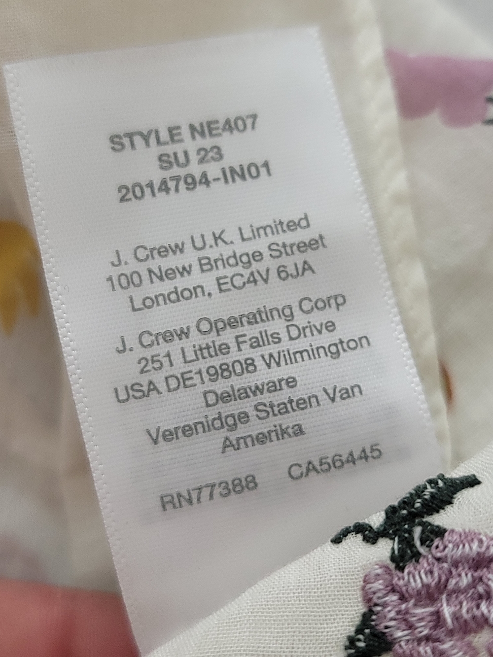 Madewell Embroidered Fresca Fruit Print 100% Cotton Scarf NE407 - Picture 5 of 7